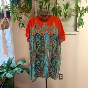 Anthropologie Tolani 100% silk blouse